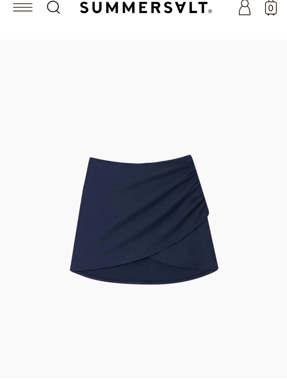 summersalt Navy Swim Skirt